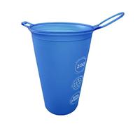 Qcbuegof 200 botellas plegables suaves para beber para acampar vasos blandos para maratones deportivos al aire libre para correr deporte al aire libre botella de agua