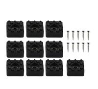 Qcbuegof 22 mm/30 mm Muebles Suelo Pies para Mesa de Silla de Café Escritorio Sofá Parachoques con Tornillos de Fijación Cojines Muebles Tornillos de Alto Rendimiento Pies de Goma