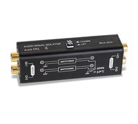 Qcbuegof Aislador de señales musicales de alta fidelidad con interfaces para sistemas de música de coche, aisladores de sonido