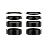 Qcbuegof Aleación de Aluminio Auriculares Espaciadores Bicicleta Horquilla Delantera Lavadoras Bicicletas Espaciadores Auriculares Tronco Arandelas Para Bicicletas Montaña Bicicletas Tallo Espaciador