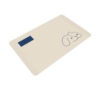 Qcbuegof Alfombrilla de baño de tierra de diatomeas suave con diseños minimalistas de animales, perfecto para un baño de entrada o cocina, no use alfombras de baño antideslizantes