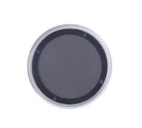 Qcbuegof Altavoz de red de metal con marco ABS, diseño de liberación rápida para woofer de 3 pulgadas, medidas de protección, altavoz de sujeción rápida, cubierta para parrilla del radiador