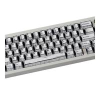 Qcbuegof Bajo Cápsulas Claves Sublimadas Con Diseño Blanco Negro Para Personalización Mecánica Teclado Teclado Diseño De Teclados Únicos