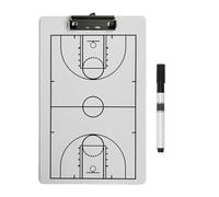 Qcbuegof Baloncesto Fútbol Voleibol Entrenador Placas PVC Estrategia Escritura Reutilizable Para Entrenadores Tableta Señal Rotulador Escribir