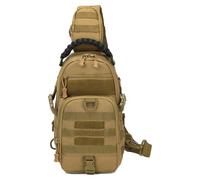 Qcbuegof Bolsa de pesca de gran capacidad impermeable Crossbody Bag Chestation Bolsa de pesca al aire libre Salto Tackle Bag cebo bolsa de deporte al aire libre mochila, a, talla única