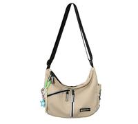Qcbuegof Bolso Crossbody Moda Con Múltiples Bolsillos Gran Capacidad Nylon Reflectante Bandolera Para Compras Viajes Y Escuela Streetwear Bandolera, c