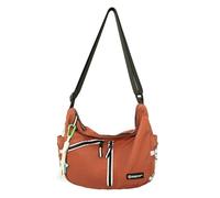 Qcbuegof Bolso Crossbody Moda Con Múltiples Bolsillos Gran Capacidad Nylon Reflectante Bandolera Para Compras Viajes Y Escuela Streetwear Bandolera, b