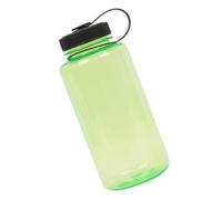 Qcbuegof Botella de agua deportiva portátil de 1000 ml de cuello ancho botellas de agua de plástico para Ciclismo Escuela Deportes al aire libre Botella de agua de cuello ancho taza de beber vajilla