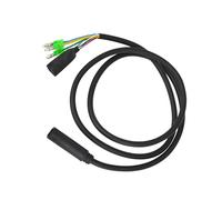 Qcbuegof Cable alargador de motor eléctrico para bicicleta eléctrica, cable adaptador para motor de hembra, cable de conversión de motor eléctrico