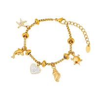 [Qcbuegof] Cadena extensora de 16 cm + 4 cm para mujer, accesorios de sol y luna, detalle de moda inspirador, diamante, acero inoxidable, sol y luna, 金, Como se describe, No es una piedra preciosa