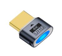 Qcbuegof Conectores HDTV Virtual Monitor Conectores para HDTV Tarjetas de Gráfico Garantiza la Visual Y Suave Dispositivos Adaptador de Tarjeta de Gráfico HDTV