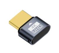 Qcbuegof Conectores HDTV Virtual Monitor Conectores para HDTV Tarjetas de Gráfico Garantiza la Visual Y Suave Dispositivos Adaptador de Tarjeta de Gráfico HDTV