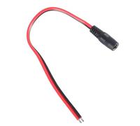 Qcbuegof DC7909 Cable de alimentación de 8 mm para mujer/macho a panadero, extremo abierto, 14 AWG 7 9 x 0 9 mm, adaptador de cilindro pigtail para células solares cable de alimentación