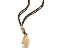 Qcbuegof Ethnic Styles - Cadena para el cuello con cuentas de estrella, longitud ajustable, accesorio temático de gatos de moda para uso diario, accesorio temático de gatos de moda, talla única, como