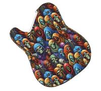 Qcbuegof Funda protectora lavable para guitarra, funda protectora para guitarra, funda protectora para guitarra, a prueba de polvo, funda protectora para guitarra, bolsa de almacenamiento, momia