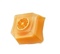 Qcbuegof LED Compatible con Teclas Mecánicas Con Eje Cruzado Tema Jalea Varios Fruta Resina Teclas 1 Pieza Con Retroiluminación Resina Botón Tapa