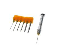 Qcbuegof Llave hexagonal con destornillador de teclado hexagonal Bit 0 7 mm 0 9 mm 1 27 mm 1 5 mm 2 0 mm 2 5 mm 3 0 mm conjunto de muebles llave inglesa