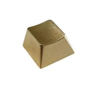 Qcbuegof Llavero de aleación mate acabado dorado para teclados mecánicos, larga duración, modificación de teclado