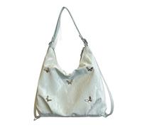 Qcbuegof Mochilas de Viajero Moderno Con Correa De Hombro Reforzada Opción Casual Bandolera Para Mujeres Profesionales Elegante Paquetes Ocio, Sin colgante verde