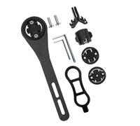 Qcbuegof Mountain Bicycles Extension Computer Manillar Delantero Bicicleta Soporte de Computador Ajustable para Bicicleta Bicicleta Soporte de Computador