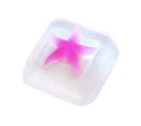 Qcbuegof Océanos Estilos Resina Luminosa Keycap Peces de Mar Drop Adhesivos Luces A Través De Keycap Para Teclado Mecánico Teclado De Resina Tapa De Llave Por Keycap
