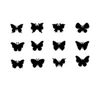 Qcbuegof Papel de pintura para arañazos de mariposas, para niños, pintura de rayones, arco iris, boceto, marcapáginas, manualidades, 48 piezas, kits de pintura para arañar