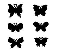 Qcbuegof Papel de pintura para arañazos de mariposas, para niños, pintura de rayones, arco iris, boceto, marcapáginas, manualidades, 48 piezas, kits de pintura para arañar