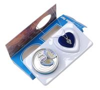 Qcbuegof Paquete De 1 Juego Creativo De Fabricación De Collares De Perlas Artesanales con Apertura De Ostras Simuladas Embalaje De Lata Divertido Y Único para Regalar Collar