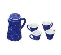 Qcbuegof Paquete De 5 Calderas Y Tazas Modelo Juego De Calderas En Miniatura Para Los Entusiastas De Dollhouses Y Proyecto Artesanal Creativo Conjunto de Calderas
