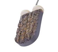 Qcbuegof Percha de escalada de corteza simulada que ofrece una distribución uniforme del calor para un entorno seguro de jaula de pájaros y relajación, accesorio para pájaros