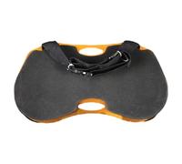 Qcbuegof Protección de cintura de aluminio, soporte para la cintura, soporte de barra, luchas de pesca ajustable, cinturón de pesca, accesorio de pesca, herramienta de pesca ligera
