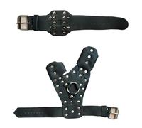 Qcbuegof Protector de mano de pesca, protector de mano, protector de manos, muñequeras de tiro, pulseras de comercio de pescado, accesorios de pulsera, protectores de manos, pulseras giratorias