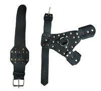 Qcbuegof Protector de mano de pesca, protector de mano, protector de manos, muñequeras de tiro, pulseras de comercio de pescado, accesorios de pulsera, protectores de manos, pulseras giratorias