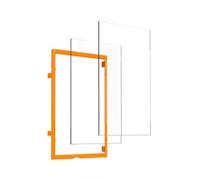 Qcbuegof Protector de pantalla de mano para videojuegos, protector de pantalla transparente, película protectora para juegos