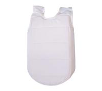 Qcbuegof Protector de pecho de karate, taekwondo, protección de pecho, boxeo, parte superior del cuerpo, costillas abdominales, protector para niños 6-12, kickboxing, artes marciales, poliéster