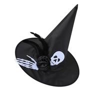 Qcbuegof Sombrero de bruja para fiesta de Halloween Spiderwebs magos gorras cosplay accesorios de disfraces sombreros mascaradas festival suministro mujeres brujas accesorios de disfraces accesorios