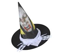 Qcbuegof Sombrero de bruja para fiesta de Halloween Spiderwebs magos gorras cosplay accesorios de disfraces sombreros mascaradas festival suministro mujeres brujas accesorios de disfraces accesorios