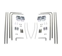 Qcbuegof Soporte de luz ajustable para acuario, aleación de aluminio, soporte de iluminación para lámparas fluorescentes LED, resistentes a la corrosión, soportes de iluminación para acuarios