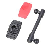 Qcbuegof Soporte de teléfono para coche de 17 mm con adhesivo para la cabeza, fuerte salpicadero, soporte para teléfono móvil para tablero, parabrisas, coche, soporte para teléfono con adhesivo