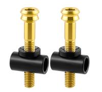 Qcbuegof Tornillos de mantenimiento de asiento de aleación de metal, 5 x 30/40 mm, tornillos de ciclo para bicicleta, tuercas para lavadora, cuchara de sillín