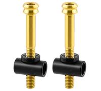 Qcbuegof Tornillos de mantenimiento de asiento de aleación de metal, 5 x 30/40 mm, tornillos de ciclo para bicicleta, tuercas para lavadora, cuchara de sillín
