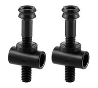 Qcbuegof Tornillos de mantenimiento de asiento de aleación de metal, 5 x 30/40 mm, tornillos de ciclo para bicicleta, tuercas para lavadora, cuchara de sillín