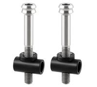 Qcbuegof Tornillos de mantenimiento de asiento de aleación de metal, 5 x 30/40 mm, tornillos de ciclo para bicicleta, tuercas para lavadora, cuchara de sillín