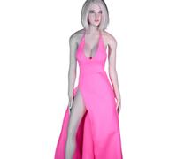 Qcbuegof Vestido de noche para eventos formales para muñeca femenina coleccionable de 1/6 pulgadas, elegante ropa de fiesta, figura de acción, vestido de ropa