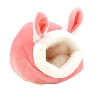 Qcbuegof Winter Velvet Hamster House Guinea Pigs House Warm Nest Small Animal Nest Winter Warm Cage for Hamster Rodents Pet Velvet Hammock Set Hammock Cages for Animals