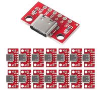 QCCAN 15 placas de conexión USB tipo C Serial Basic Breakout hembra tipo PCB, placa convertidora DIY (placa convertidora de grifo C)