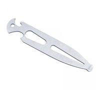 QccHieUs 2 Piezas Llave Grillete Abridor Botellas Destornillador Herramienta Barco Náutica Acero Inoxidable 316 Antióxido con Llave Doble para Grilletes Adecua, 3 Piezas