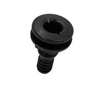 QccHieUs Conector Pasacascos de 1" para Bomba de Achique Y de Aireación para Barcos de Vela, Color Negro.