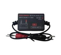 QccHieUs de Batería Inalámbrico Tester de Voltaje Automática con Protección para de Arranque Apto para Autos Motos Gráfica Histórica