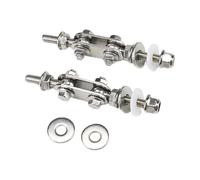 QccHieUs Kit de Ajuste de Respaldo de Motocicleta de 2 Piezas. Respaldo de Motocicleta Modificado para Respaldos de Motocicleta Multiusos Resistentes de 368 G.